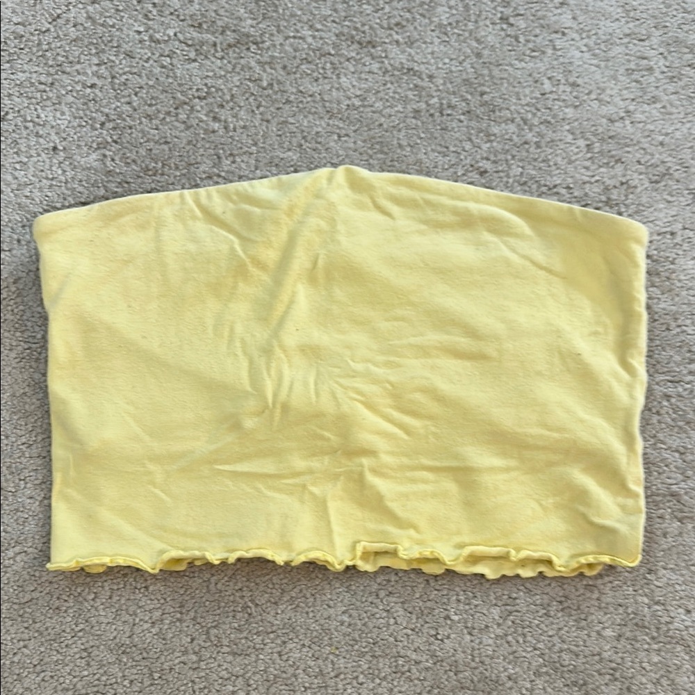 Yellow Tube Top